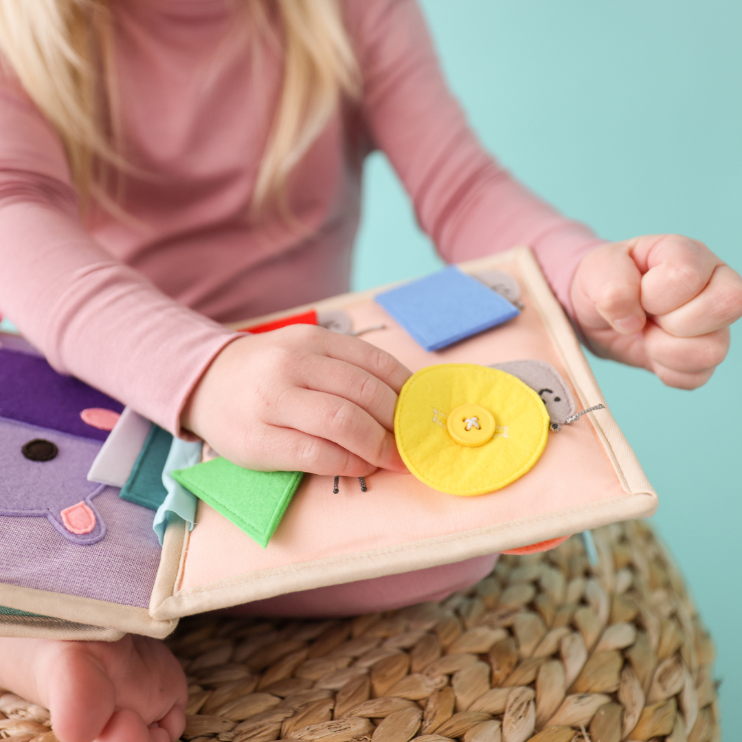 Montessori Practical Skills Quiet Book - Nano